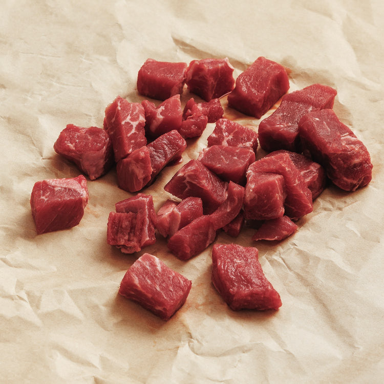 1kg Raw Beef Chunks
