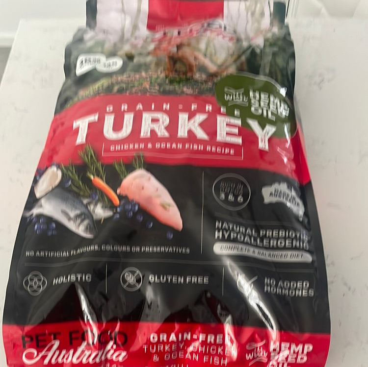 Turkey, chicken & ocean fish recipe